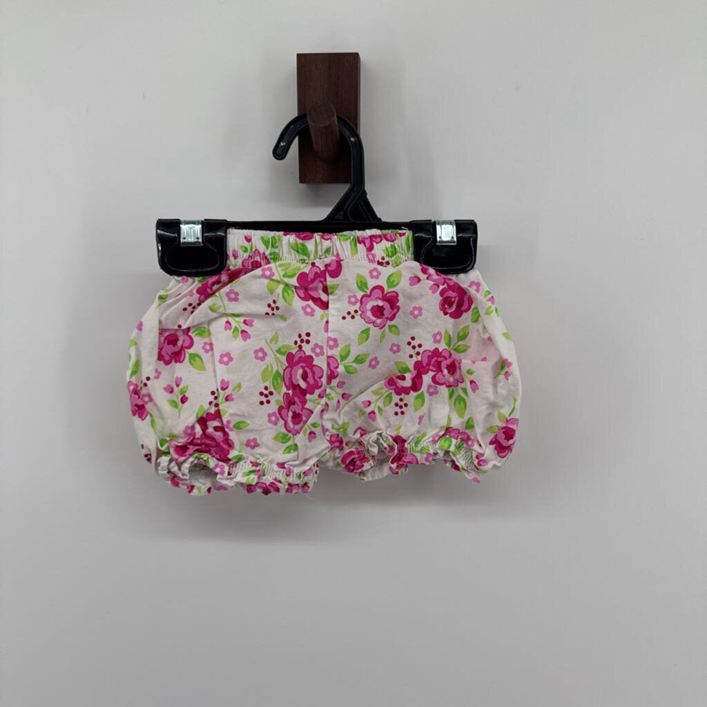 Floral dress, bloomers & hat set