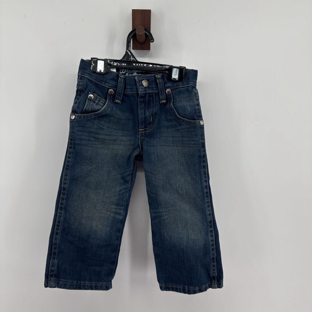 Retro wide leg denim