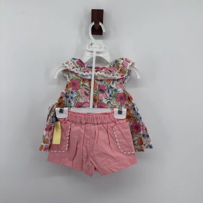 NWT floral, pink short