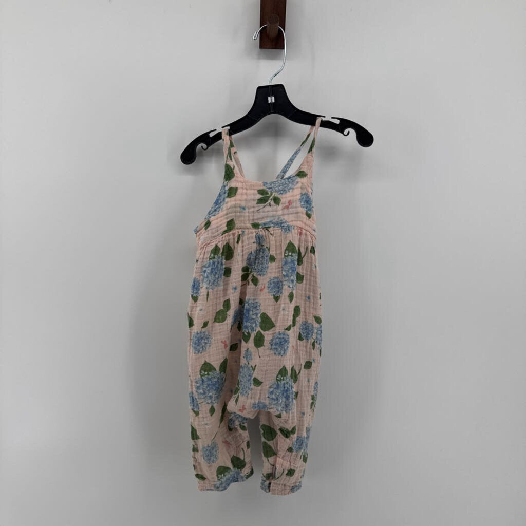 Thin Racer Back With Blue Hydrangeas