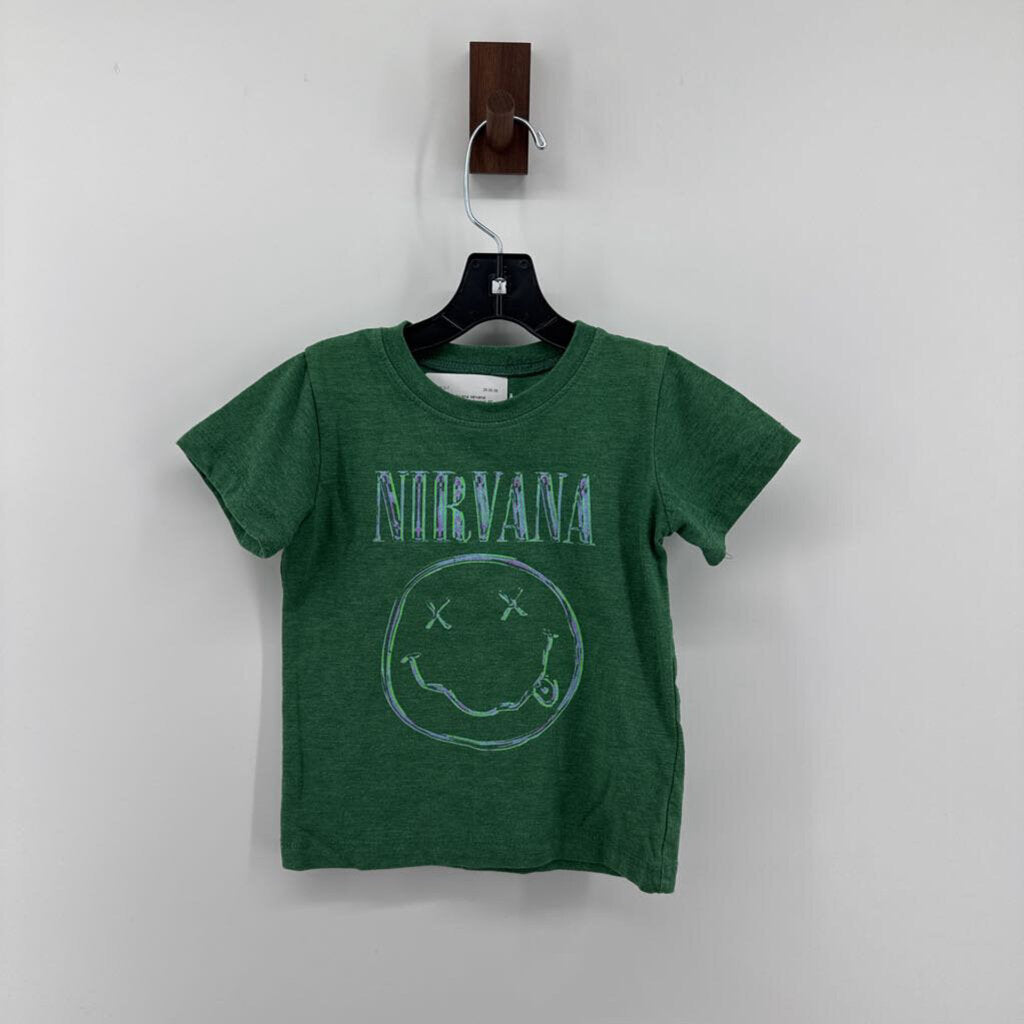 nirvana logo in front