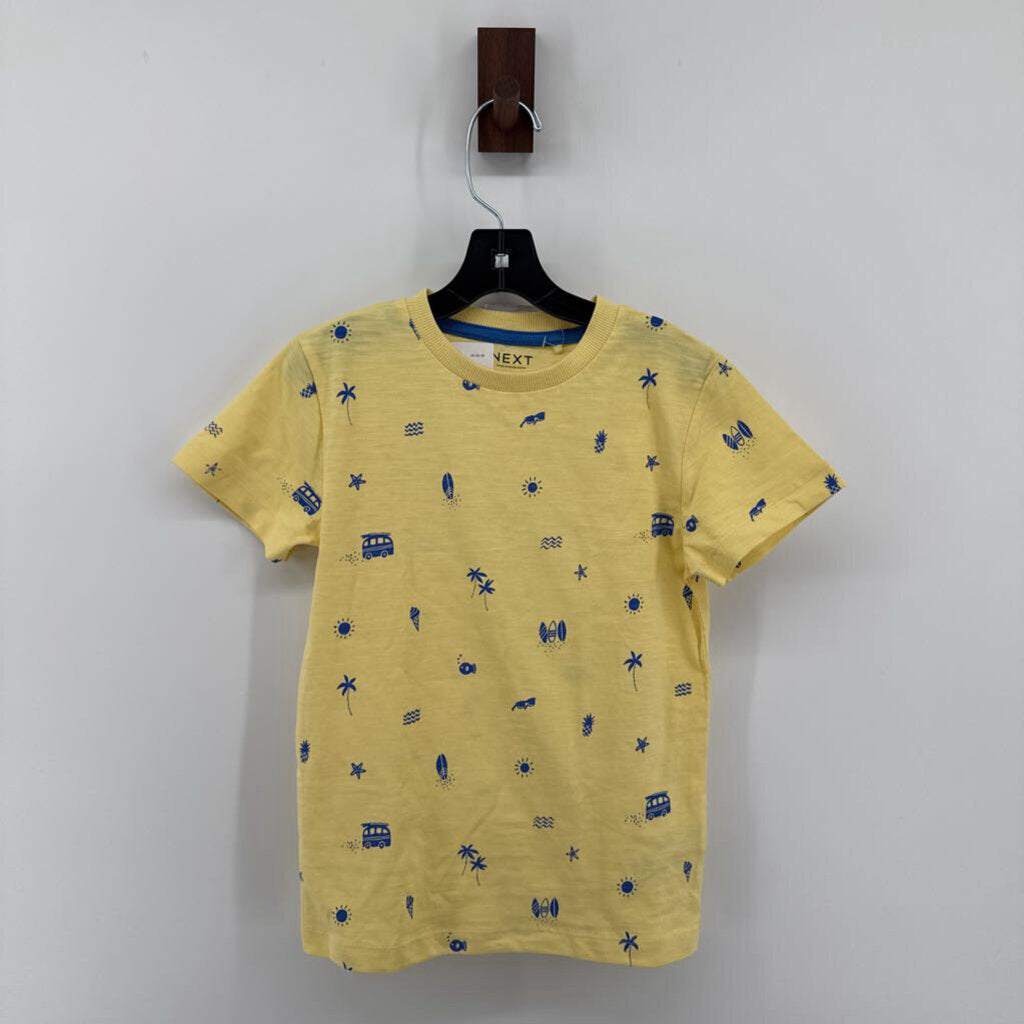 Tags on, beach prints
