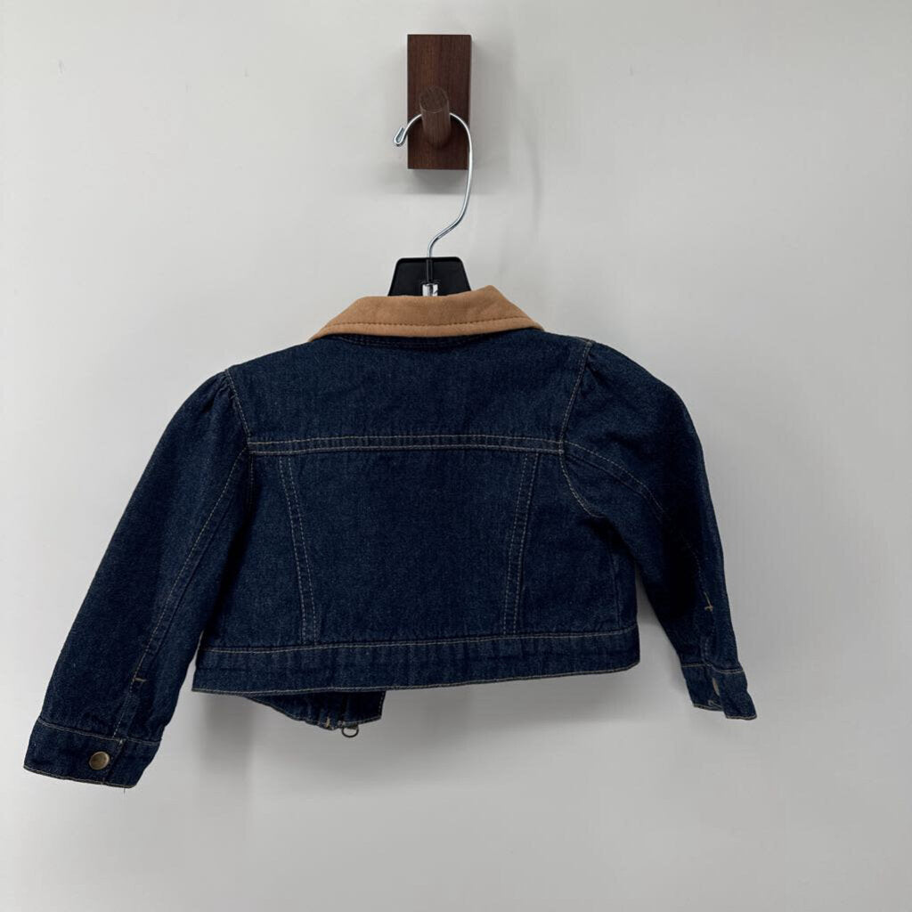 Plaid dress & bloomers with denim jacket