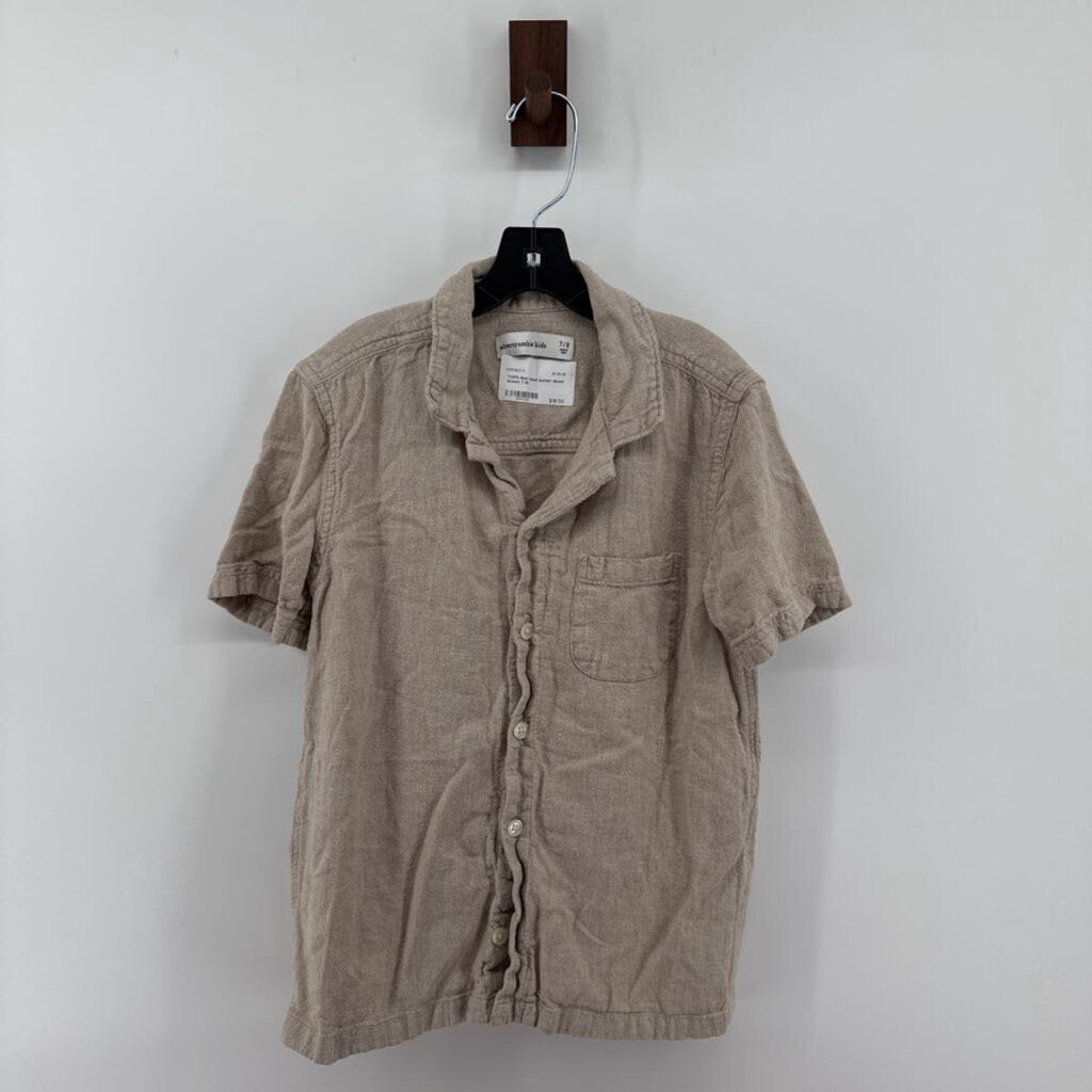 linen blend button down