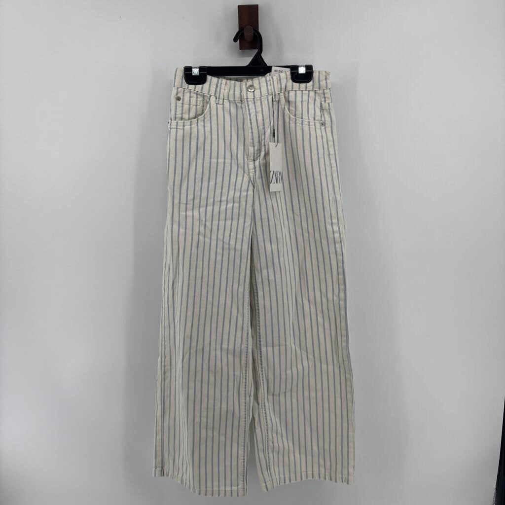 *Tags On* Wide Leg, Blue Stripes