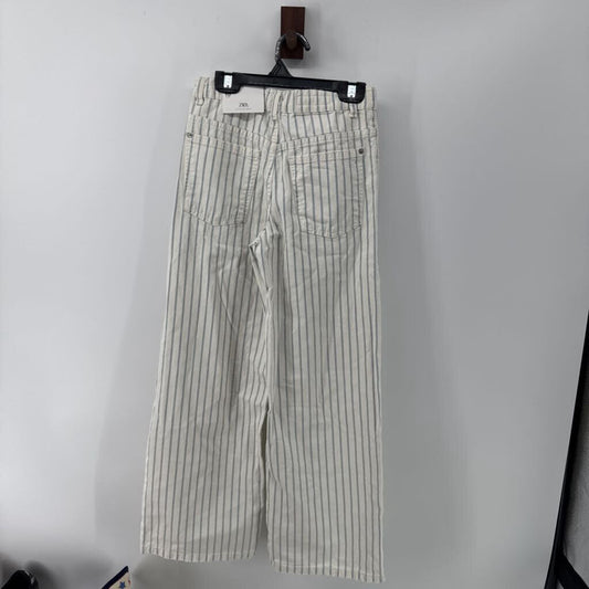 *Tags On* Wide Leg, Blue Stripes