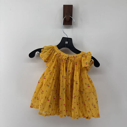 Pleated with red flowers