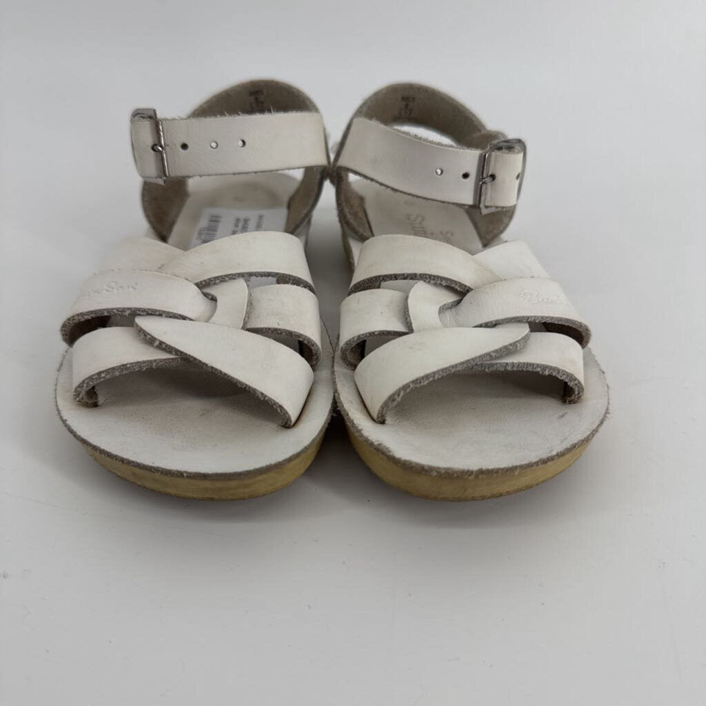 silver buckle sandals