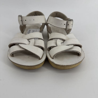 silver buckle sandals