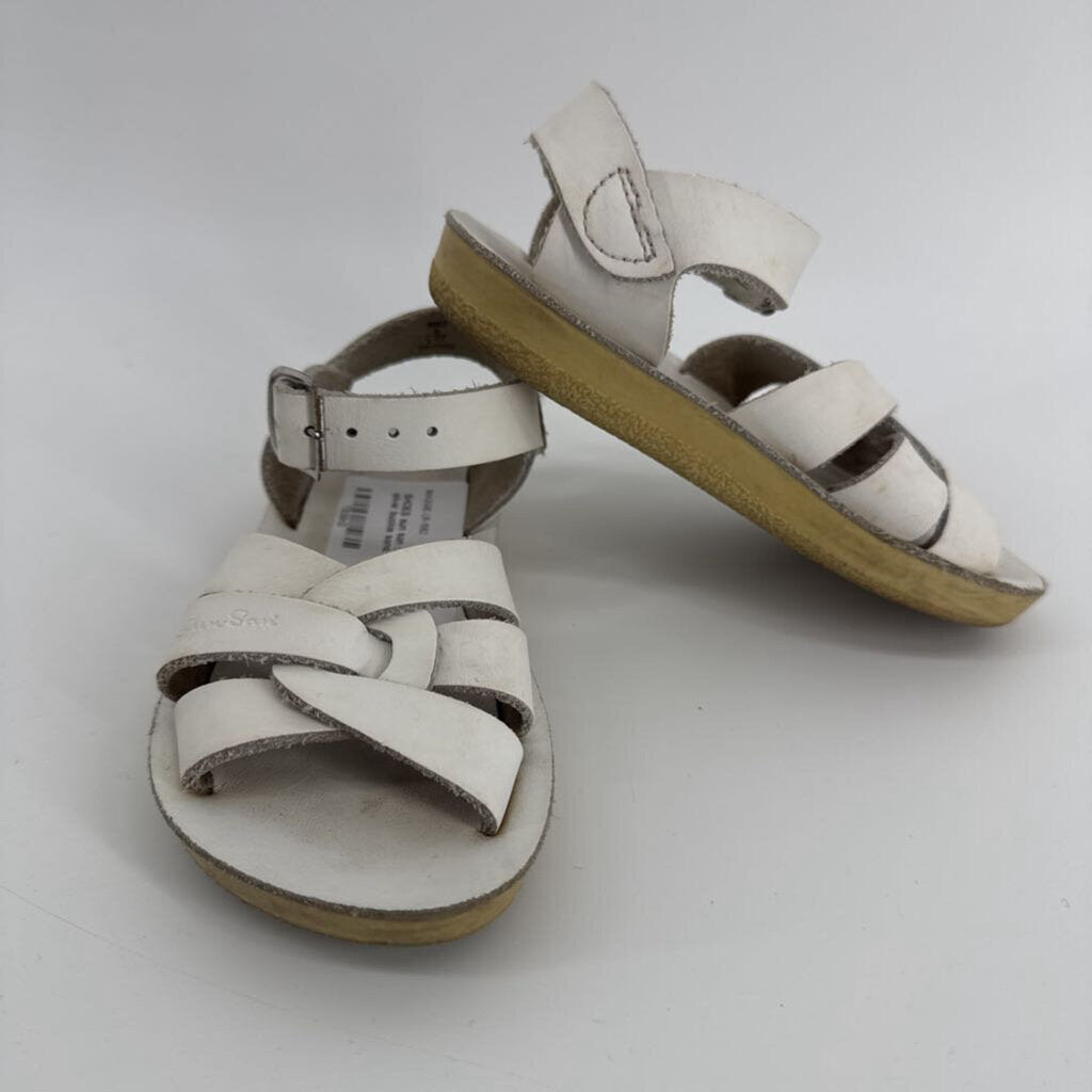 silver buckle sandals