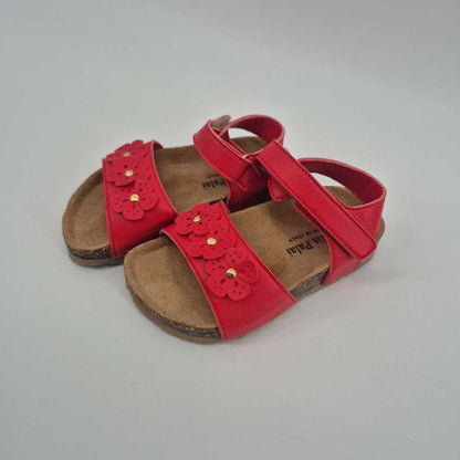 flower toe strap sandals