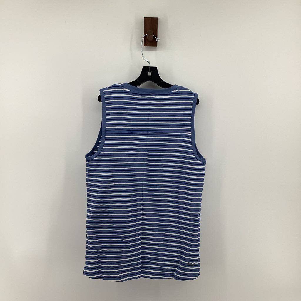 Tags on, striped tank