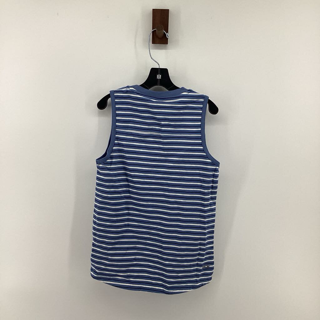 Tags on, striped tank