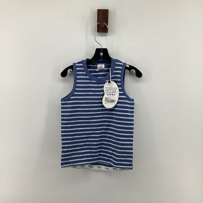 Tags on, striped tank