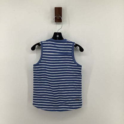 Tags on, striped tank