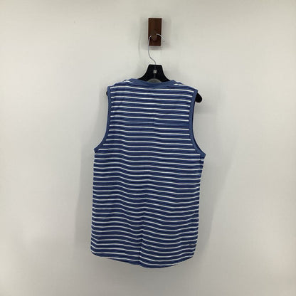 Tags on, striped tank