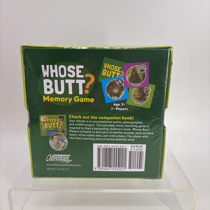 'Whose Butt?' Memory Game. *sealed*