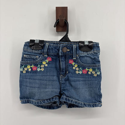 Denim with Floral Embroidery