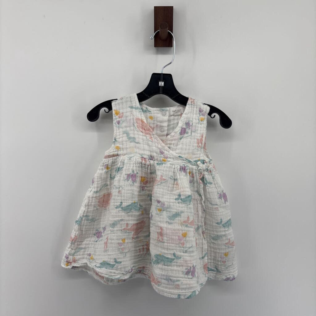 Whales Dress, Bloomers and Bow Headband
