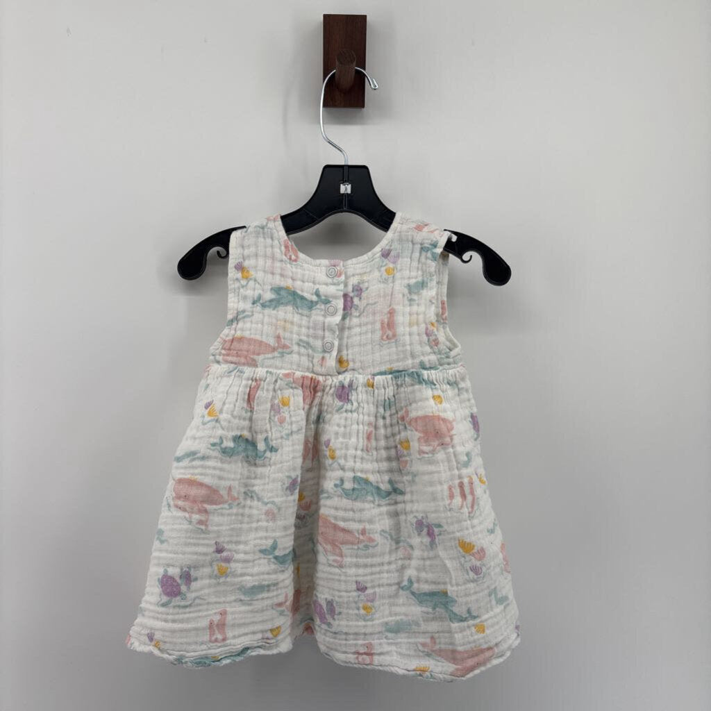 Whales Dress, Bloomers and Bow Headband