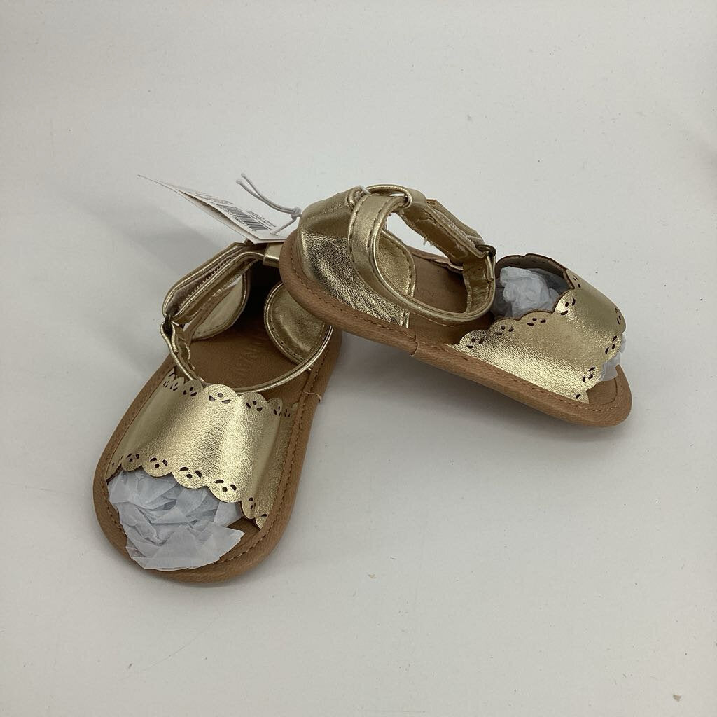 Tags on, sandals