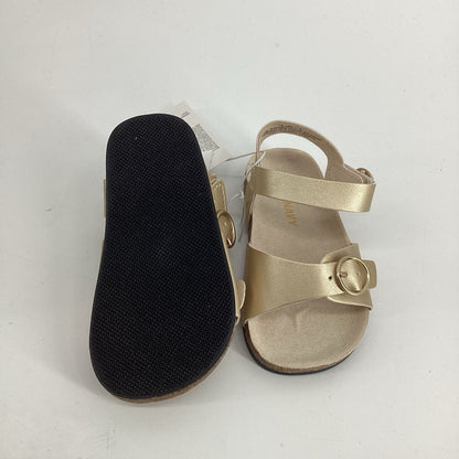 Tags on, sandals