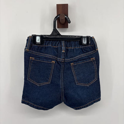 Tags on, denim