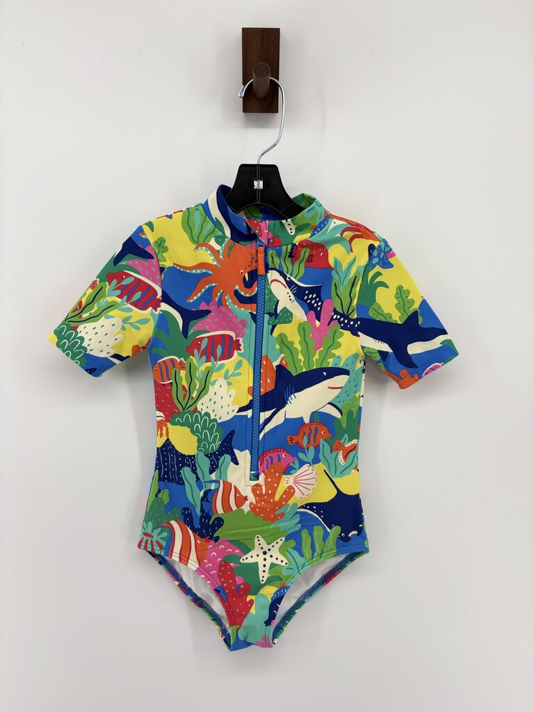 Short sleeve, one piece, under the sea
