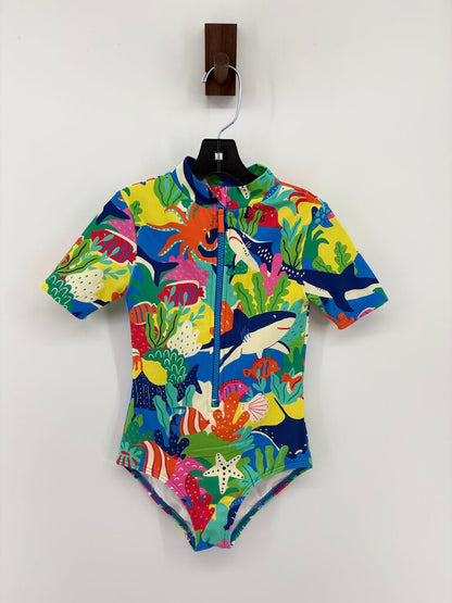 Short sleeve, one piece, under the sea