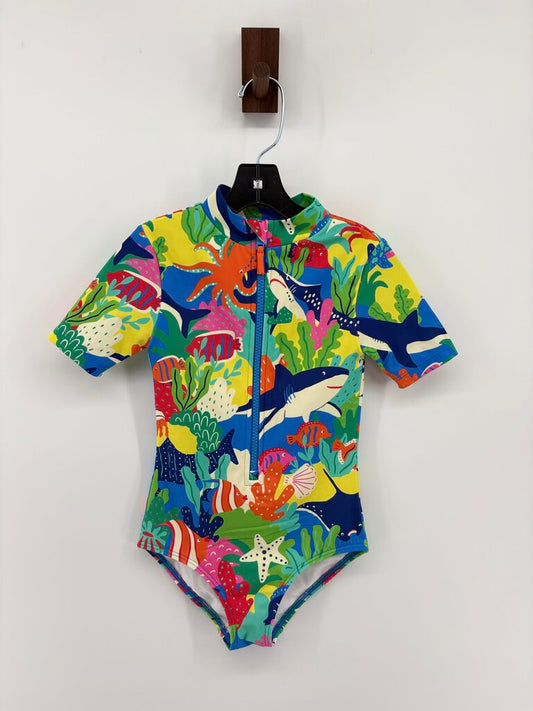 Short sleeve, one piece, under the sea