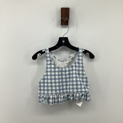 plaid ruffle tank & bottom swimsuit