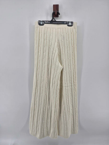 Cable knit sweat suit