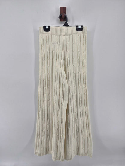 Cable knit sweat suit