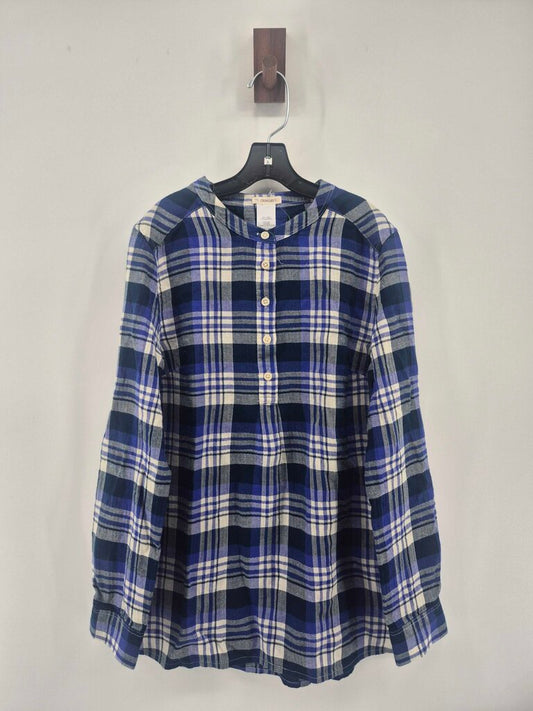 Tags on, plaid