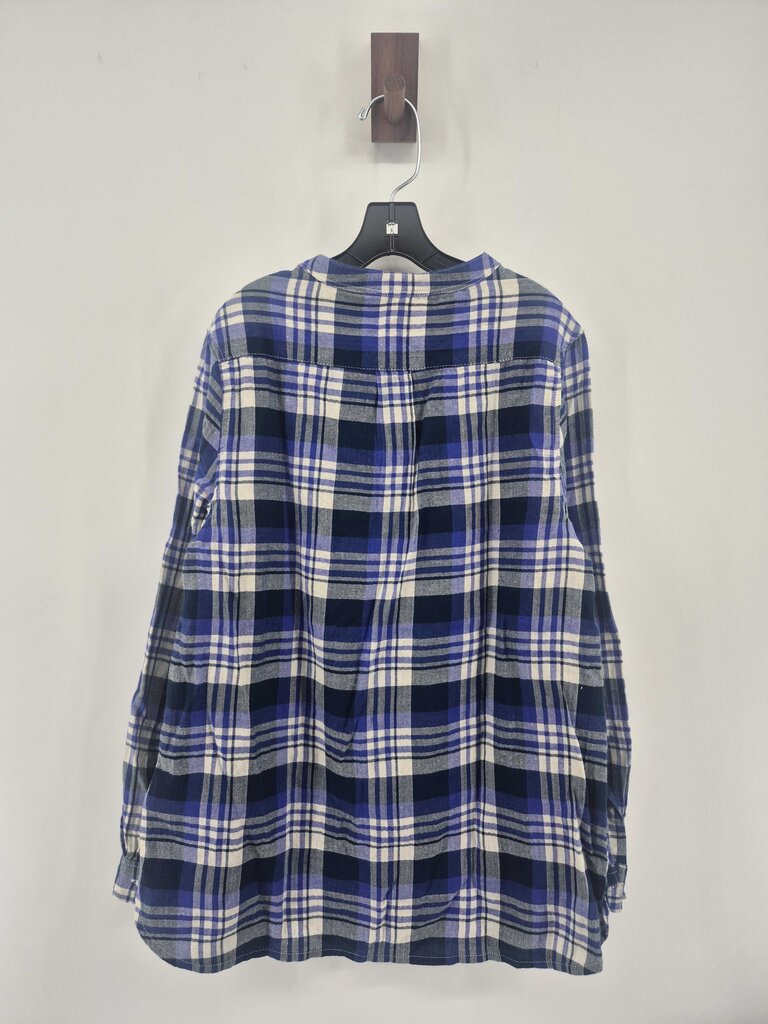 Tags on, plaid