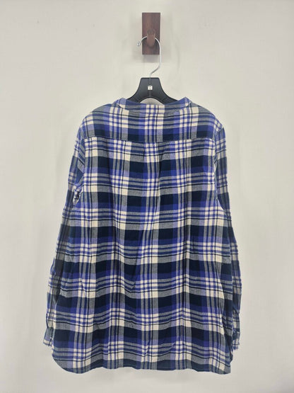 Tags on, plaid