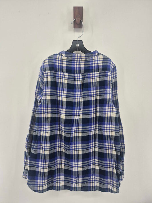 Tags on, plaid