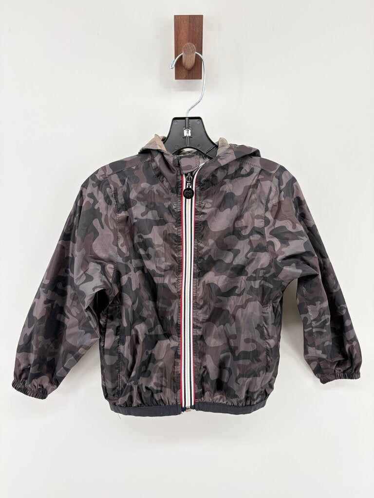 Camo raincoat