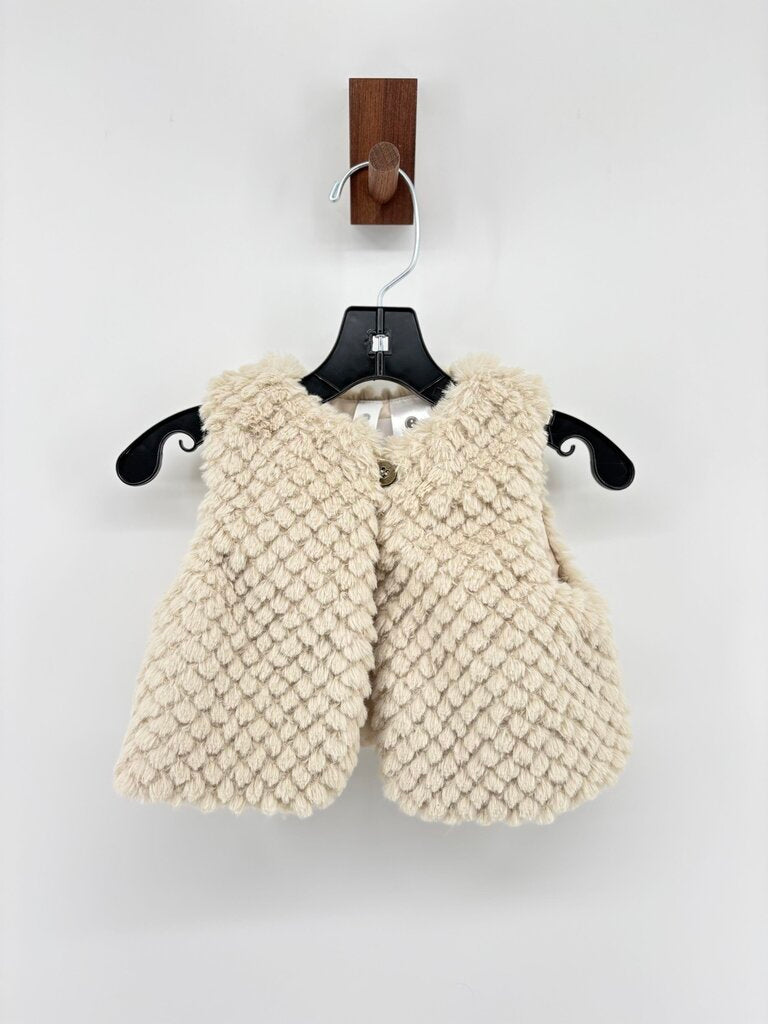 Faux fur vest