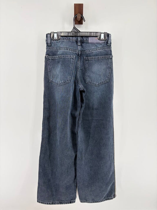 Denim, silver tassels