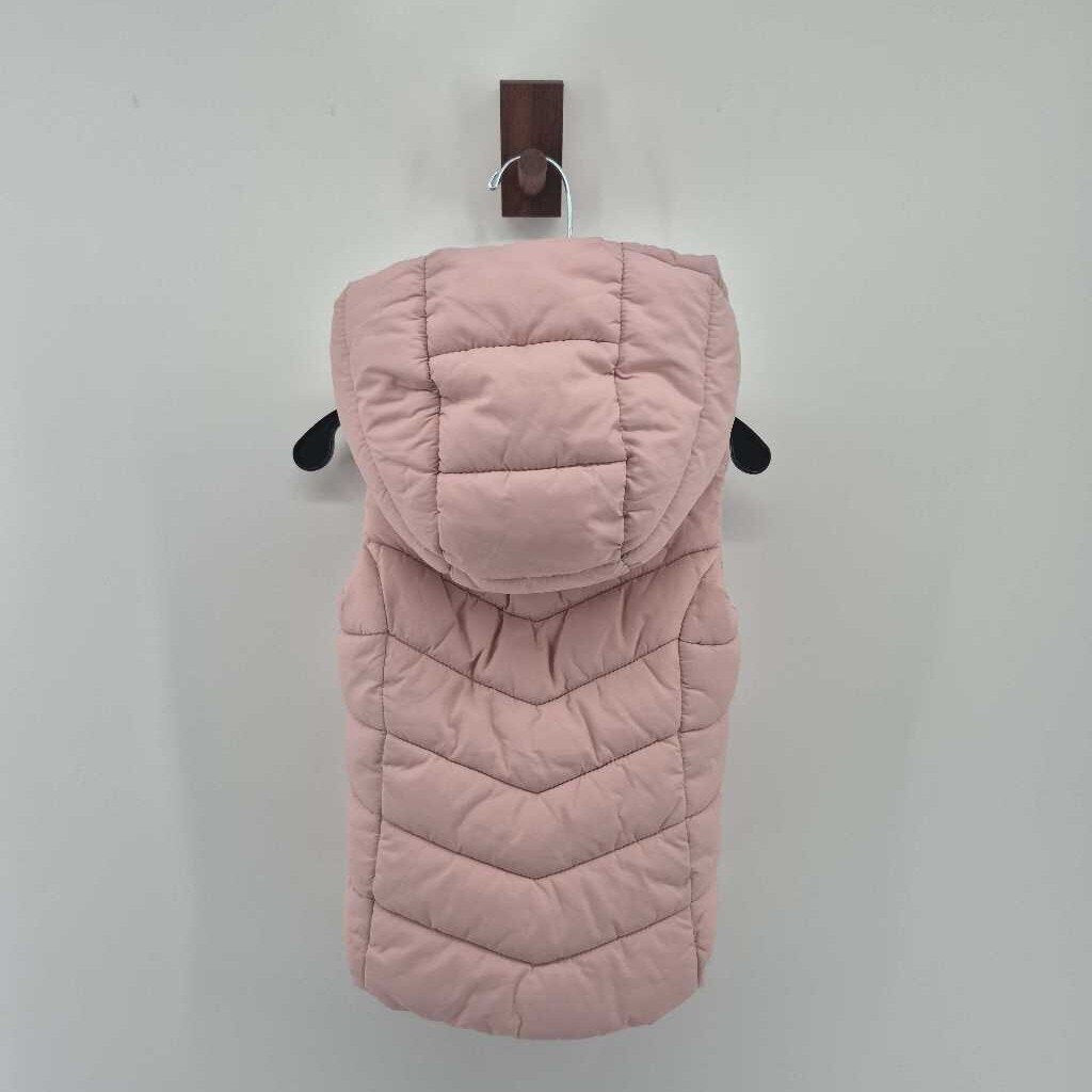 Puffer vest with detachable hood