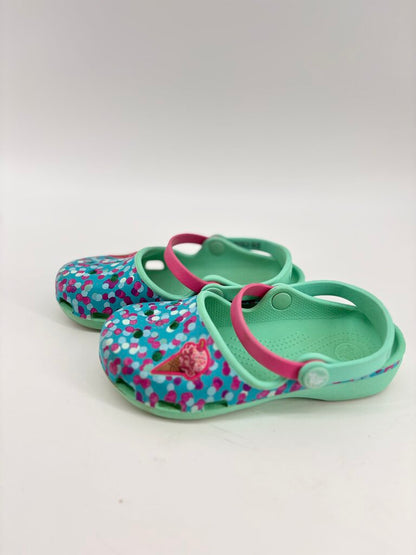 Polkadot ice cream crocs
