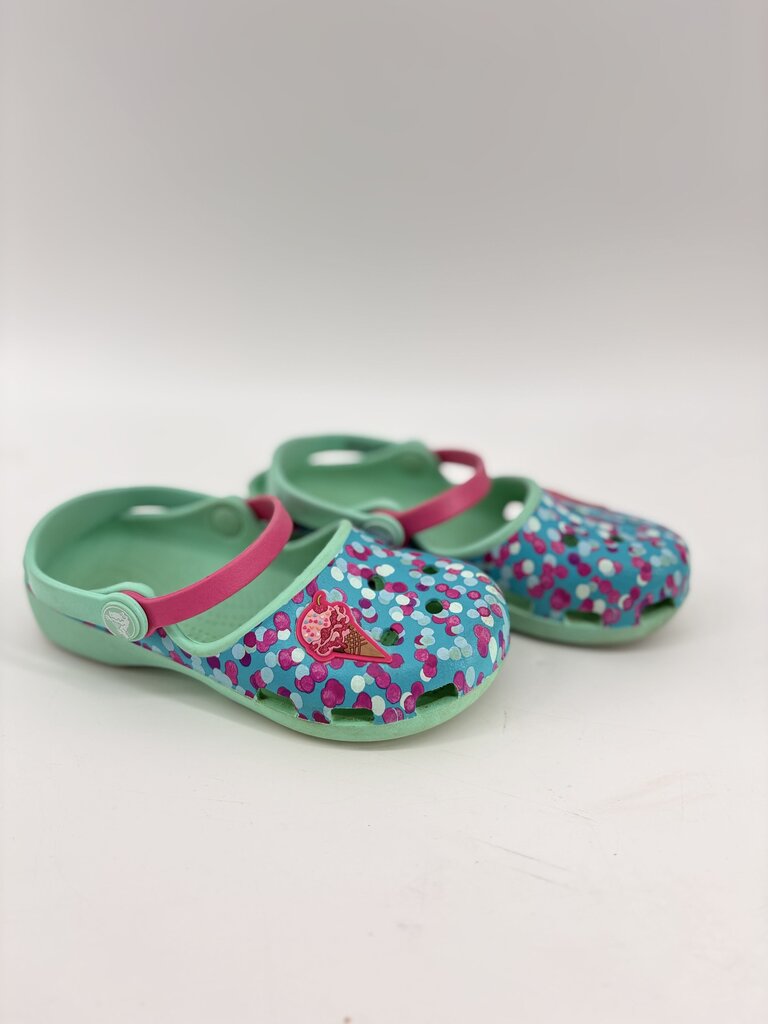 Polkadot ice cream crocs