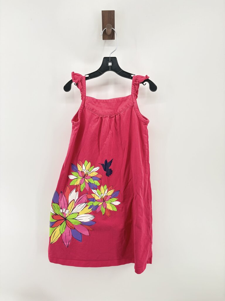 Tank dress with flowers & bird