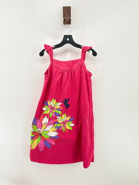 Tank dress with flowers & bird