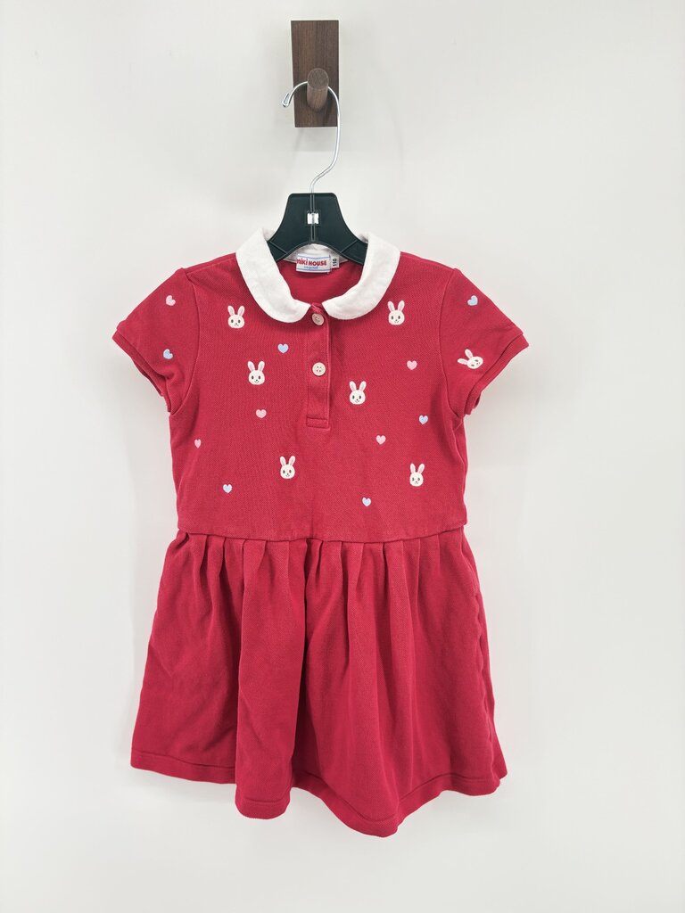 Polo dress, embroidered bunnies, retail $250