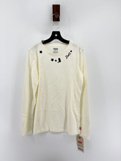 Tags on, black stars long sleeve