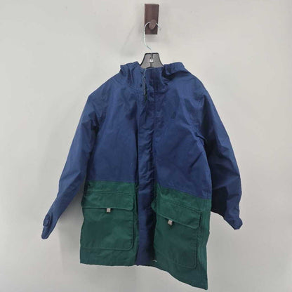 zip up rain coat