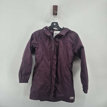 zip up rain coat