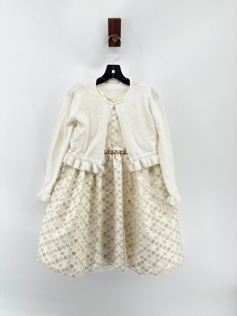 Embroidered party dress & Bolero
